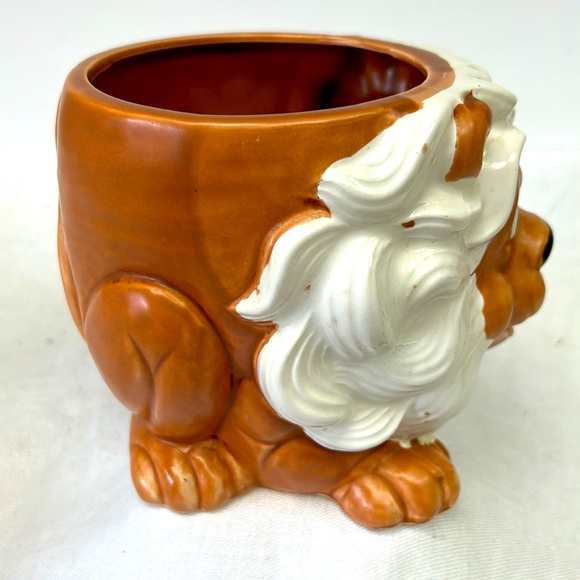 Vintage glazed ceramic anthropomorphic Lion planter by Ardco Japan - Picture 4 of 7